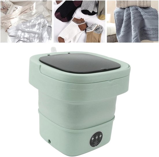 Draagbare wasmachine, mini-wasmachine 12 l met droogmand, kleine Draagbare wasmachine, mini-wasmachine 12 l met droogmand, kleine