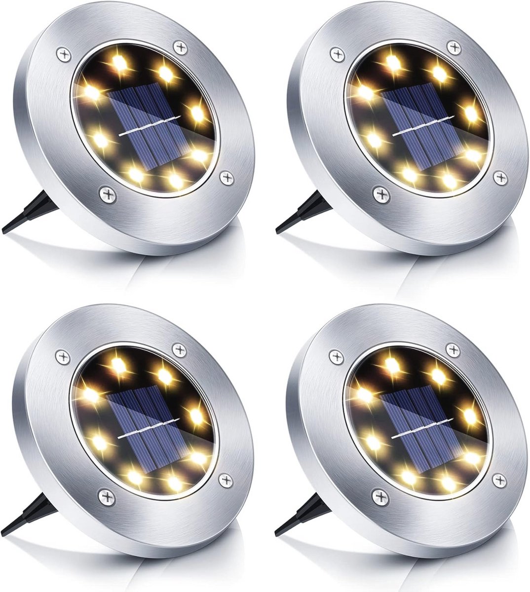 Energiezuinige Solar Tuinverlichting met LED - Waterdichte Tuinlamp voor Buiten