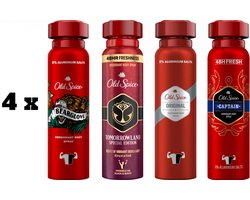 Old Spice Deo spray mix wild collection (Bearglove, Original, Strong Slugger, Captain, White Wolf Hawkridge)