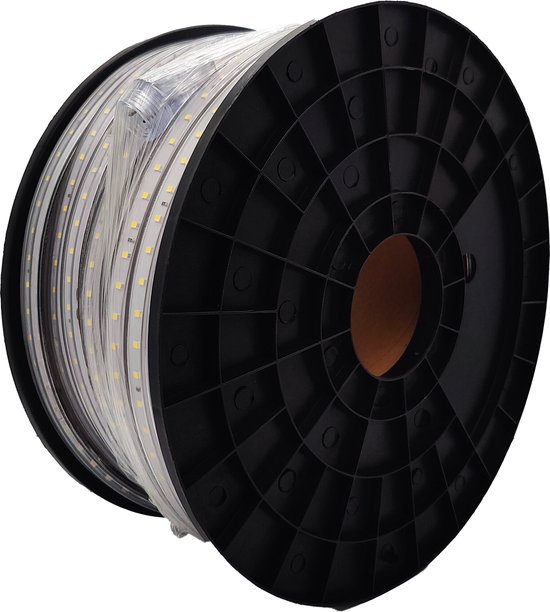 Bande LED de 25 mètres pour éclairage de chantier - Extensible jusqu'à 100 mètres - 20 000 lm