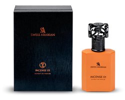 Swiss Arabian Incense 01 Extrait de Parfum - Rokerige en houtachtige geur - 50ml