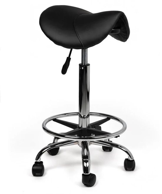 Tabouret selle de cheval - physa - 150 kg max. - Hauteur : 57 - 69 cm - Rouge | Leroy Merlin
