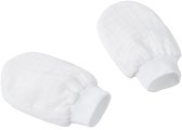 Cottonbaby krabwantjes - Cottonsoft - wit - newborn