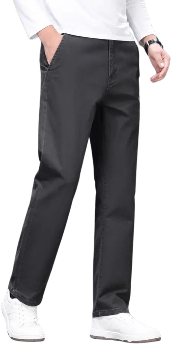 Nivard Golfbroek Heren - Golfkleding - Golfen - Golf Accessoires - Nette Pantalon - Donkergrijs XXS/XS - Maat 42/44 — afbeelding 2