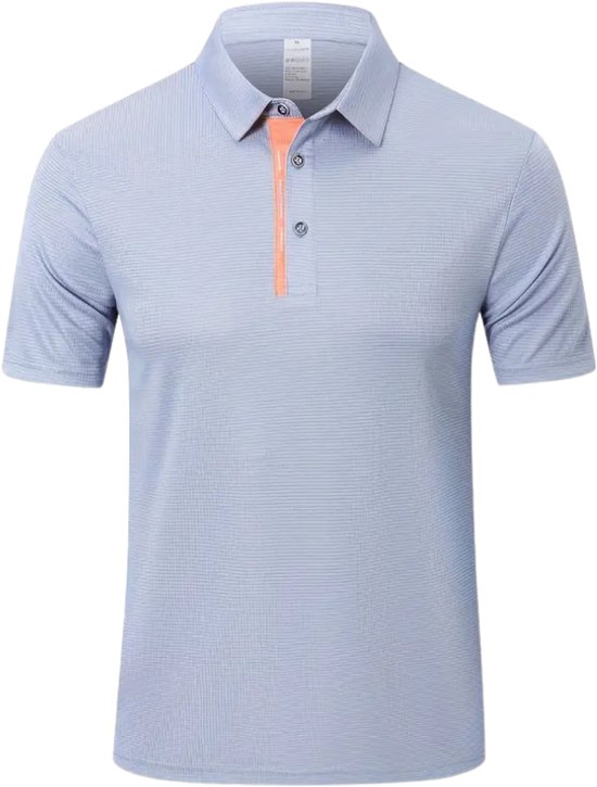 Nivard Golf Shirt Heren - T-shirt - Golfkleding - Golfen - Golf Accessoires - Polo Shirt - Zwart + Grijs + Grijs/Blauw - Maat XL van Nivard — afbeelding 2
