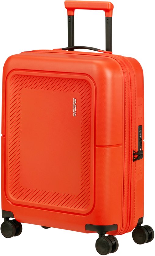 American Tourister Valise Dashpop Spinner 55 / 20 EXP TSA Tangerine Red Corail