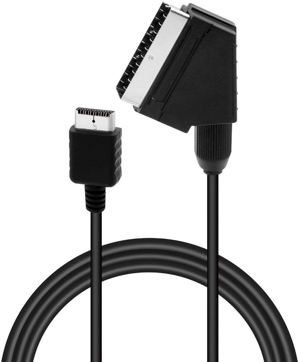 Real RGB Scart Cable AV Lead Cord voor PS3 PS2 PS 1 One PAL - NIET voor HDMI