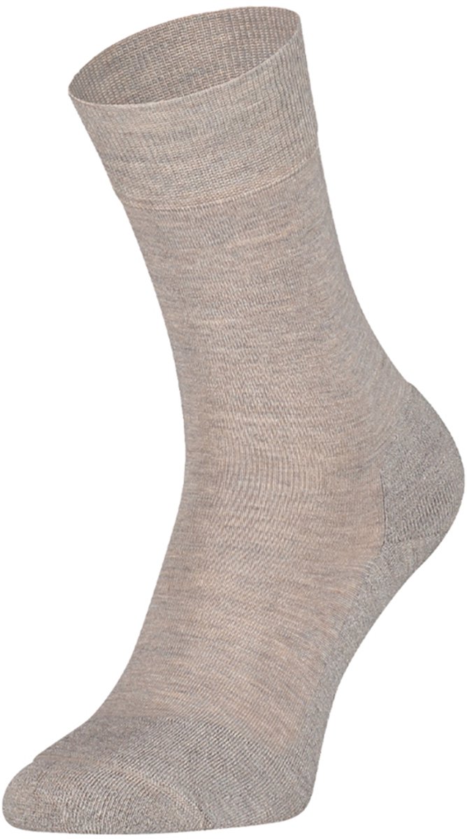 Soga - 2-Pack - Dunne Wollen Sokken - Jaarrond Draagbaar - Heren / Dames - beige - 46-48 - S13