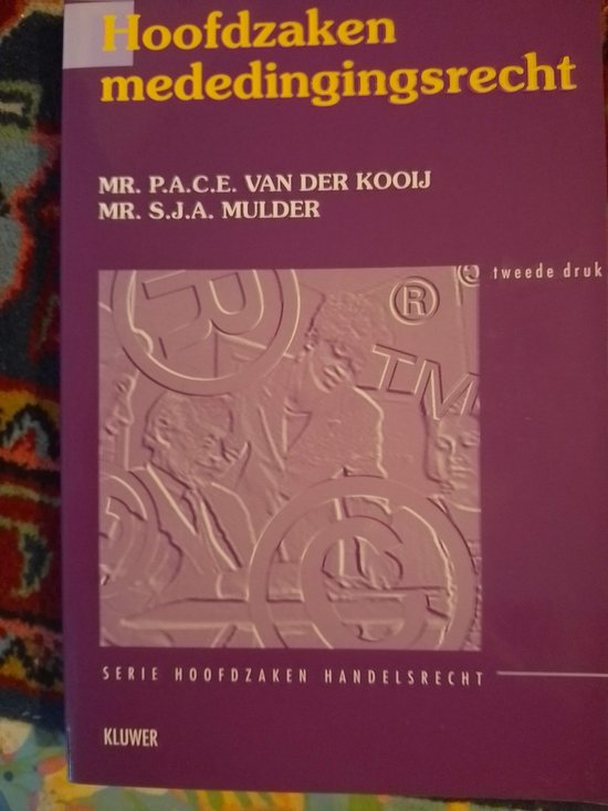 Hoofdzaken mededingingsrecht - cover