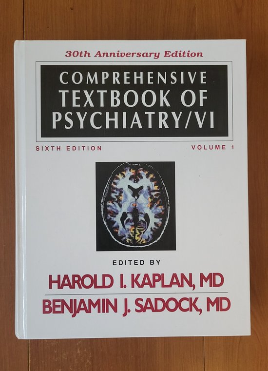 Comprehensive Textbook of Psychiatry/Vi/30th Anniversary - cover