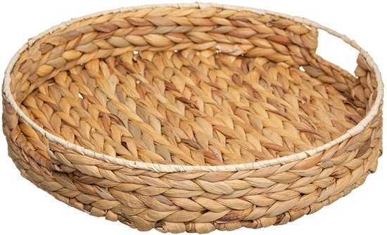 Plateau en roseau tressé Jacinthe Diamètre 35 cm