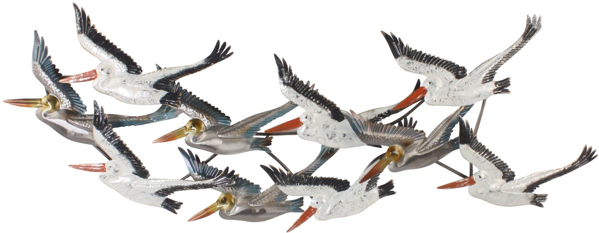 A lot of pelicans - 125x47 cm