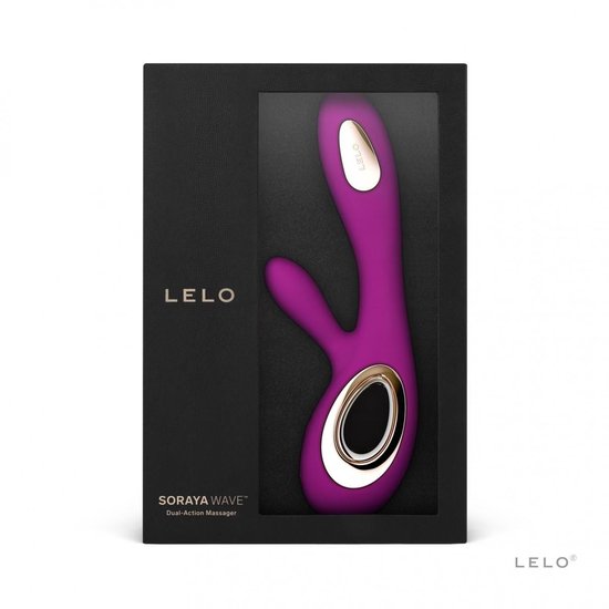 LELO SORAYA Wave, Vibromasseur Rabbit Utilisant WaveMotion, Sextoyse couple plaisir, Vibromasseurs feminin va et vient, LELO Sex Toýs Femme Clitoridien, Deep Rose