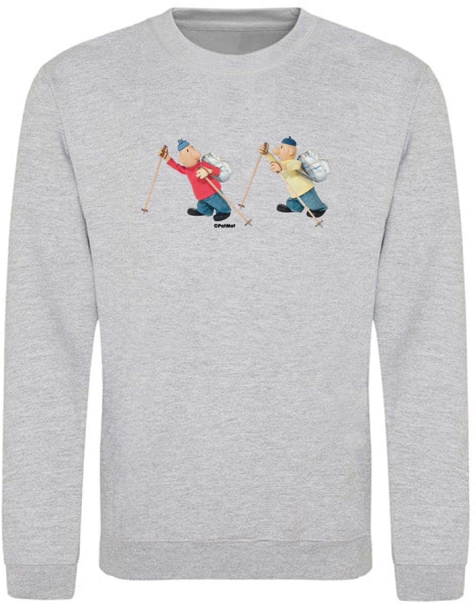 Hingly Crew sweater Buurman & Buurman Wandel 7-8 Grijs