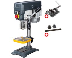 Tafelboormachine boren tot ø 13 mm opname B16 350W 230V 5 snelheden + boorklem + set spanbouten Optidrill