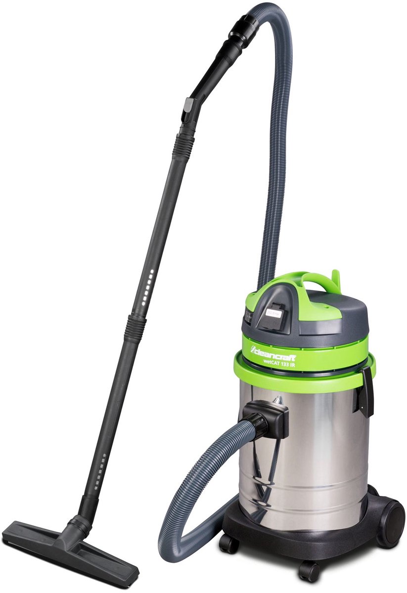 Nat- en droogzuiger met automatische start - 33 liter roestvrij stalen tank - 1 motor 1 kW 230 V - 72 dB(A) - Geproduceerd in Eu