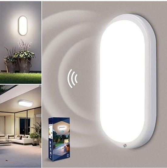 Buiten Wandlamp Zwart Met Bewegingsmelder IP44 - Rotterdam Modern E27 Ip44 Buitenverlichting