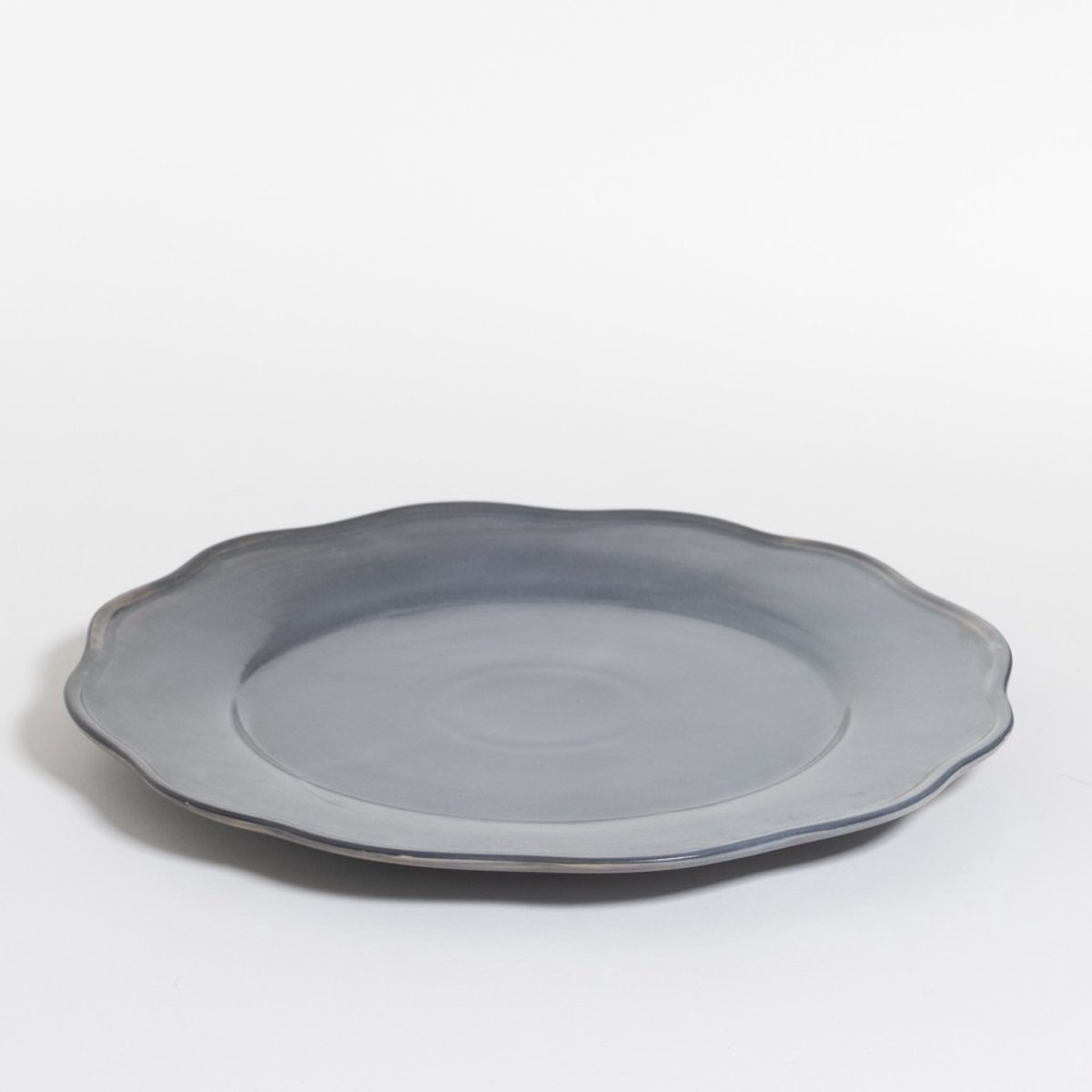 The Table attic - onderbord - Ø 30 - handgemaakt - grijs