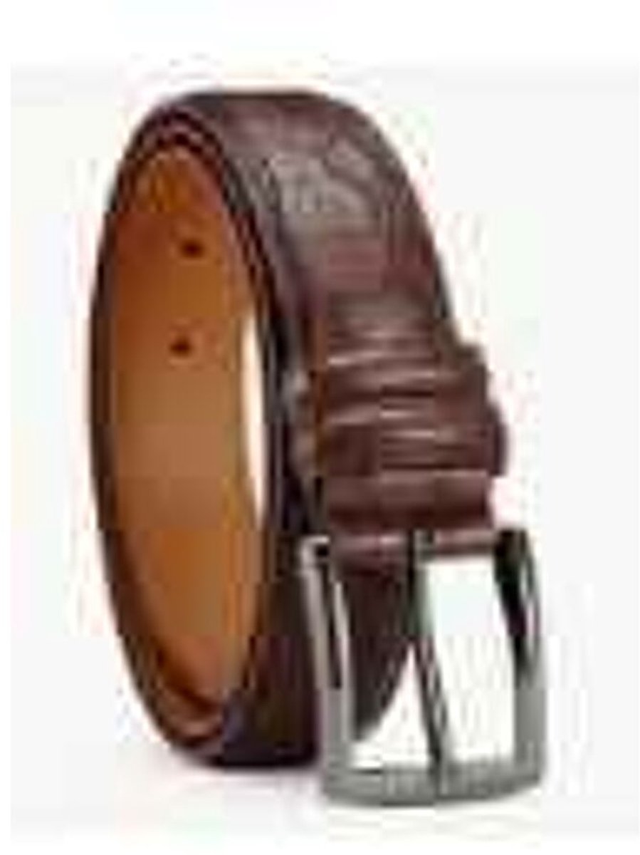Crocco Leder Riem Godasse | Bruin | Maat: 105