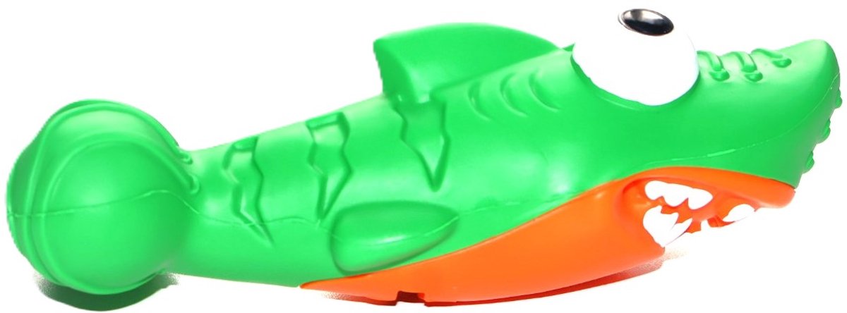 Cavlicious® hondenspeelgoed - kauwspeelgoed - harde bijters - haai - groen