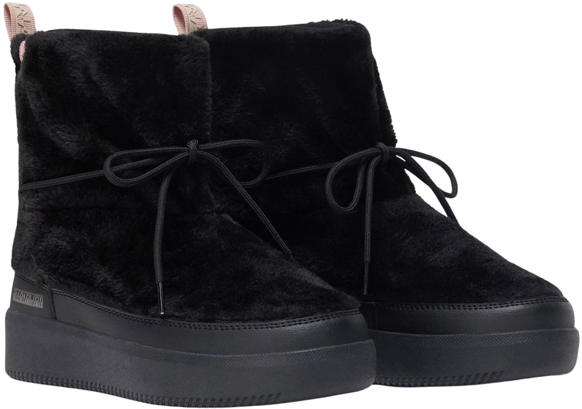 Napapijri Jade Fake Fur Mid Boots Dames Zwart