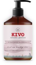 KIVO natural petfood schapenvet & omega 3 fles van 500 ml met doseerpompje.