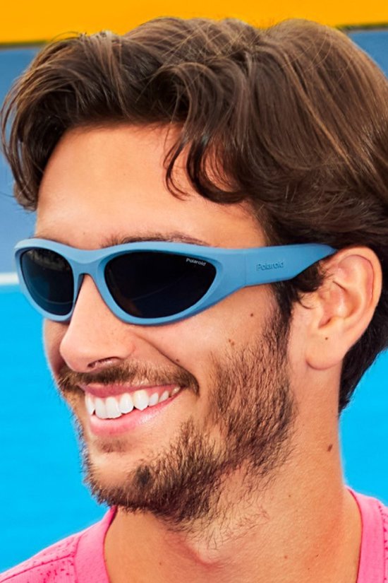 Polaroid® Lorenzo Musetti Blue Sports Master ATP Tennis Sportzonnebril Tenniszonnebril Sportbril van Polaroid — afbeelding 3