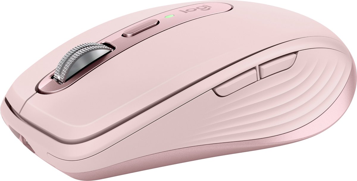 Logitech MX Anywhere 3S - Draadloze Muis - Bluetooth - Rechtshandig - Rose