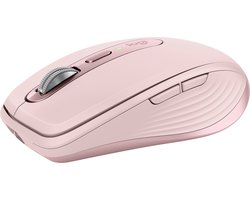 Logitech MX Anywhere 3S - Draadloze Muis - Bluetooth - Rechtshandig - Rose