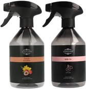 Scentchips Exotic Ambiance Set - Interieurspray Set - Roomspray – Huisparfum – Huisspray – Geurspray – Set van 2 - 500ML