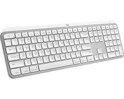 Logitech MX Keys S for Mac - Draadloos Toetsenbord - Bluetooth - Qwerty US INTL - Pale Grey