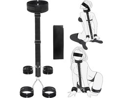 DOWO® - BDSM Extreme Bondage Set - SM Handboeien - Enkelboeien - Blinddoek - Sex Toys voor Koppels - Seksspeeltjes voor vrouwen - 7 Delig