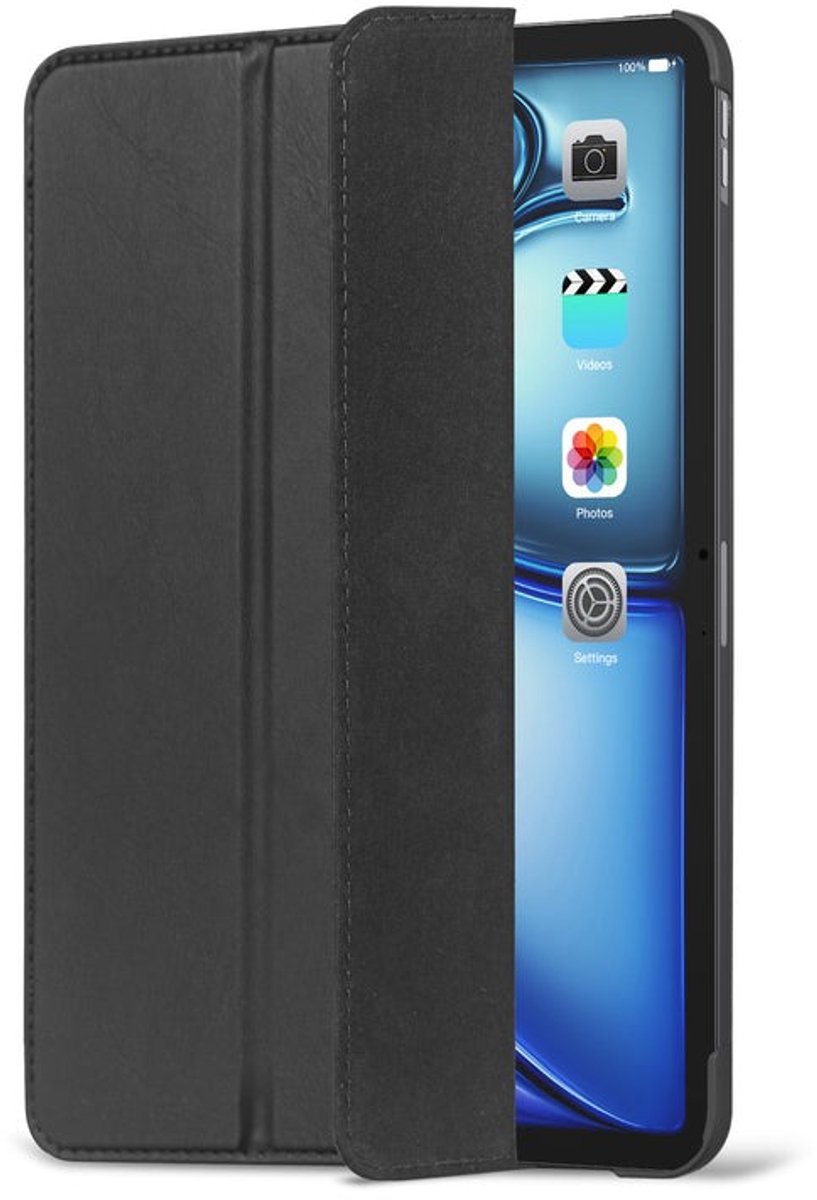 DECODED Tablet Hoes Geschikt voor iPad Air Generatie 2024 & 2025 model - 11 inch - Charcoal Zwart