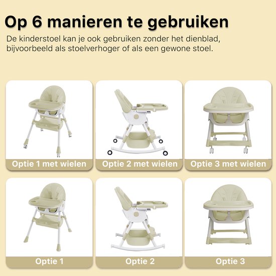 Placemat voor kinderstoel 4 stuks duurzaam schoon en hygiënisch geschikt voor IKEA