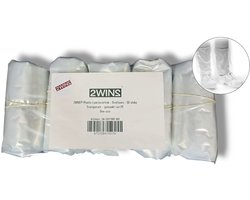 2WINS® - Plastic Laarsovertrek - Overlaars - Transparant - One-size - 50 stuks