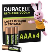 Duracell StayCharged AAA (4pcs), Batterie rechargeable, AAA, Hybrides nickel-métal (NiMH), 4 pièce(s), 800 mAh, 44,5 mm