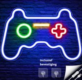 Dicadore - Wandlamp - Neon Verlichting - Neon Lamp - Neon Wandlamp Controller - Inclusief 2 ophanghaakjes - Playstation Controller Neon Wandlamp - Game Controller - Neon Verlichting - Sfeerverlichting - Neon LED Lamp - Verlichting