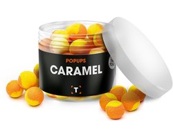 Caramel Pop-ups Oranje/Geel | Aas | Karpervissen | Partikels | Karper Aas | Karper Vissen | Karper Voer | Karper