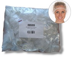 2WINS® Wegwerp Douchemuts - Bad Muts - Shower Cap - Douchekap - Douchecaps - Plastic - 100 stuks