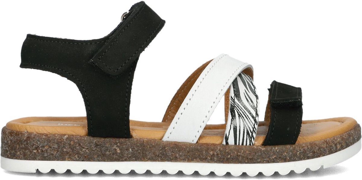 Jochie & Freaks Christel Sandalen - Meisjes - Zwart - Maat 28