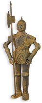 UNE ARMURE DE CHEVALIER DE FER AVEC POLLAXE (RX-321)