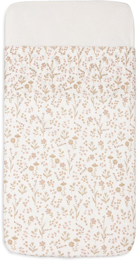 Drap-housse Laken Bébé Jollein - 120 x 150 cm - Katoen - Bloomy