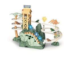 Toboggan d'escalade Dinosaurus - Jouets musicaux - Dinosaures - Toboggan électrique - Jouets - Jouets éducatifs