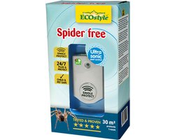 ECOstyle Spider Free 30 Tegen Spinnen - Ecologisch en Vriendelijk - Veilig voor Kinderen en Huisdieren - 24/7 Bescherming - 30 M² Bereik - Voor 1 Kamer