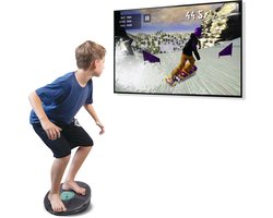 GoBalance Play - Balance Board - Elektrisch Balansbord - Balanstrainer voor Evenwichtstraining - Wiebelkussen Inclusief Spellen - Balanskussen - Inclusief App