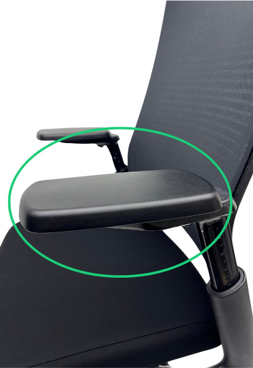 Jetchair - Armleuning Armpad geschikt voor Ahrend 2020 - Armleuningen - Geschikt voor bureaustoel Ahrend 2020 - Opdek - Nieuw - 1 Stuk
