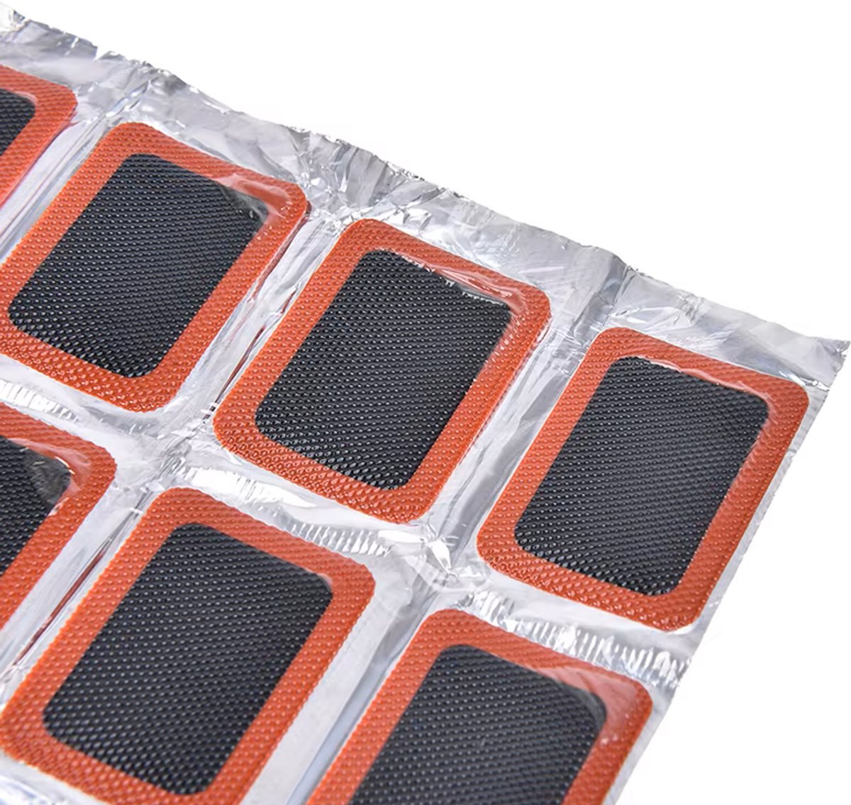 6x Bandenplakkers | Fietsband Reparatieset | Fietsbandaccessoires | Rechthoek thumbnail 2