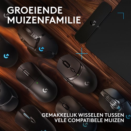 Logitech G Powerplay 2 - Tapis de souris et station de chargement sans fil - Noir