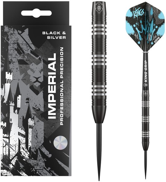 KOTO - Imperial - 22 G - Zwart & Zilver - Dartpijlen - 80% Tungsten van KOTO — afbeelding 5