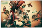 Peinture sur verre People Bohemian Chic 78x116 cm - Reinders